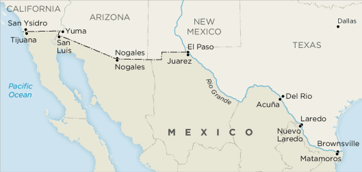 us-mexico-border-cities