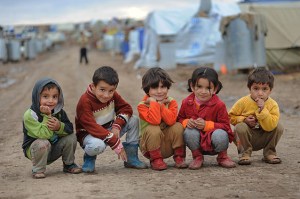 Syrian Children Refugees - Domiz Refugee Camp - Northern Iraq