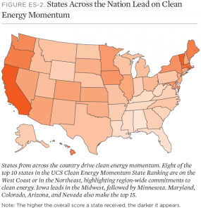 UCS - Clean Energy Momentum - Ranking by State