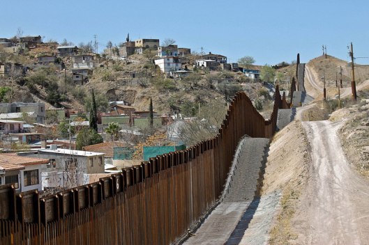 Border Wall Nogales Mexico Arizona USA