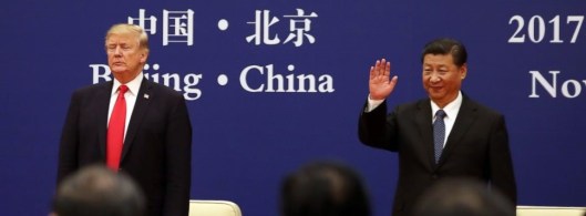 US President Donald Trump with Chinese President Xi Jinping - Beijing - China - 9 November 2017