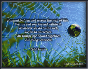 Web of Life Quote from Chief Seattle