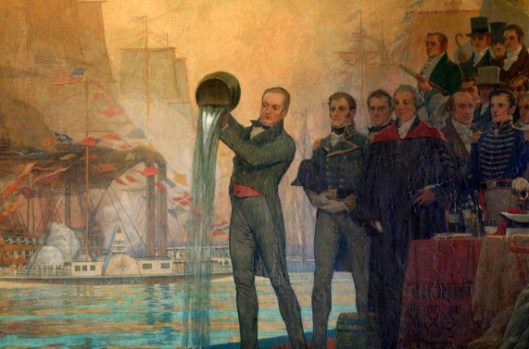 Opening the Erie Canal 1825