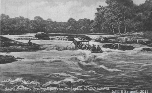 balata_bleeders_shooting_rapids_on_the_cuyuni,_british_guiana_c1908