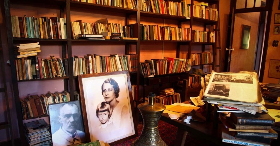 Library of Hilda Hilst - Casa do Sol - Campinas - Sao Paulo - Brazil