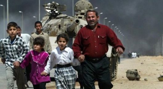 2003 Iraq War - Iraqi Family Under Siege