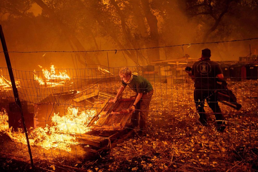 Mendocino Complex Fire August 2018 - Northern California - USA