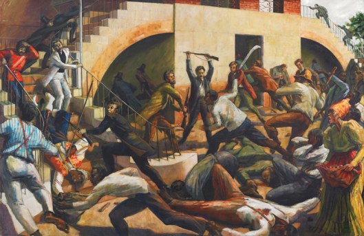 Morant Bay Rebellion - Storming of the Courthouse - Jamaica 1865